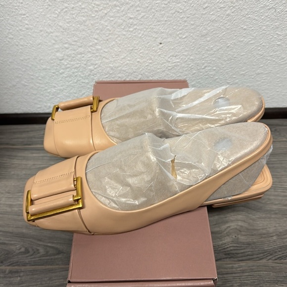 Franco Sarto Tracy Slingback In Nude Leather - Picture 6 of 8